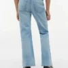 Jeans évasés à poches plaquées pour enfants Jeans évasés à poches plaquées pour enfants