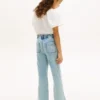 Jeans évasés à poches plaquées pour enfants Jeans évasés à poches plaquées pour enfants