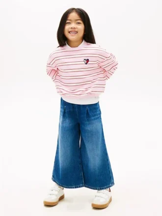 Jupe-culotte en denim pour enfant