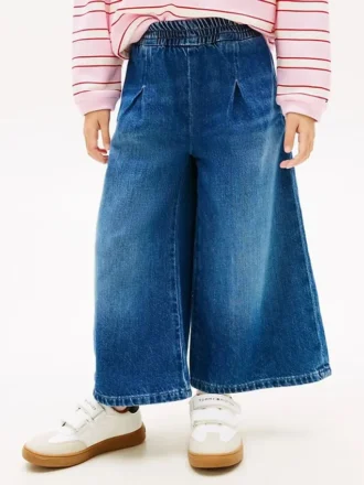 Jupe-culotte en denim pour enfant