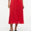 Jupe midi en lin Jupe midi en lin