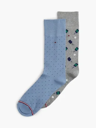 Lot de 2 paires de chaussettes courtes Pickleball & Dot