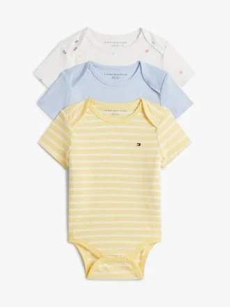 Lot de 3 grenouillères extensibles pour bébés