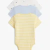 Lot de 3 grenouillères extensibles pour bébés