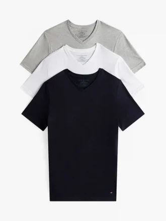 Lot de 3 maillots de corps à col en V Cotton Classics