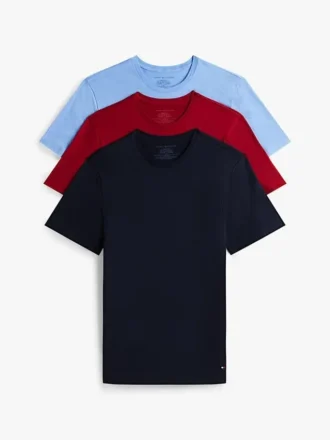 Lot de 3 maillots de corps à col rond Cotton Classics