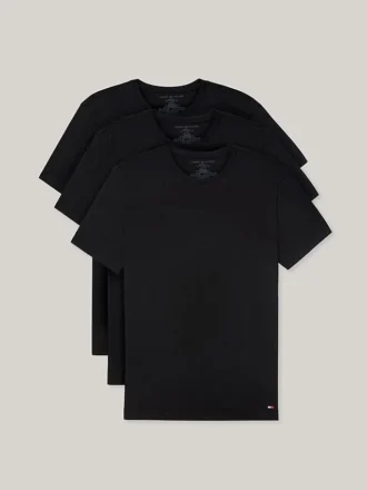 Lot de 3 maillots de corps à col rond Organic Cotton Classics