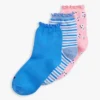 Lot de 3 paires de chaussettes courtes Daisy Mix pour enfants