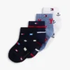 Lot de 3 paires de chaussettes marines pour bébés