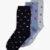 Lot de 3 paires de chaussettes marines pour enfants