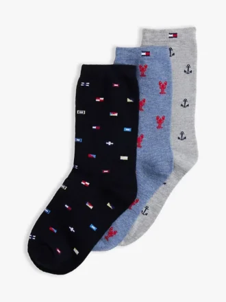 Lot de 3 paires de chaussettes marines pour enfants