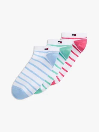 Lot de 3 paires de chaussettes sport à rayures