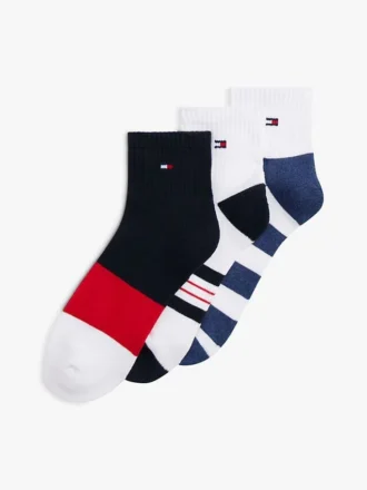 Lot de 3 paires de chaussettes sport à rayures