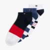 Lot de 3 paires de chaussettes sport à rayures mélangées Lot de 3 paires de chaussettes sport à rayures mélangées