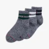 Lot de 3 paires de chaussettes sportives mi-mollet pour enfants