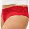 Lot de 3 slips bikini à bordure en dentelle Lot de 3 slips bikini à bordure en dentelle