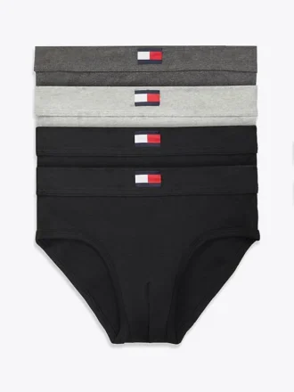 Lot de 4 slips taille basse Cotton Classics