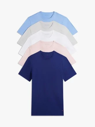 Lot de 5 maillots de corps à col rond Cotton Classics