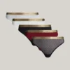 Lot de 5 strings à ceinture logo