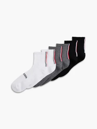 Lot de 6 paires de chaussettes sport à talon court Monotype