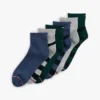 Lot de 6 paires de chaussettes sportives à tige mi-mollet Lot de 6 paires de chaussettes sportives à tige mi-mollet