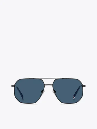 Lunettes de soleil à monture géométrique de type « navigator »