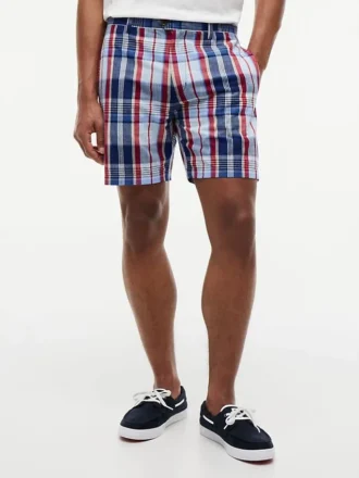 Madras 7″ Short à coupe classique Madras 7″ Short à coupe classique