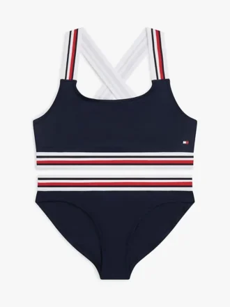 Maillot de bain 2 pièces Signature Stripe pour enfants
