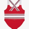 Maillot de bain 2 pièces Signature Stripe pour enfants Maillot de bain 2 pièces Signature Stripe pour enfants