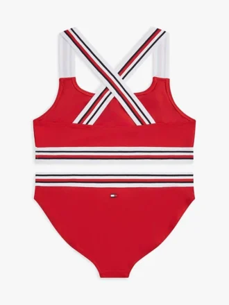 Maillot de bain 2 pièces Signature Stripe pour enfants