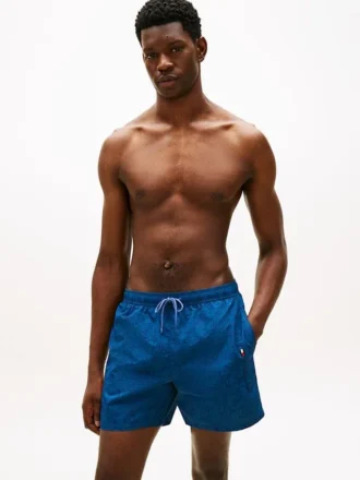 Maillot de bain 7&Prime; à imprimé feuilles de palmier
