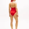 Maillot de bain dos nu à rayures emblématiques Maillot de bain dos nu à rayures emblématiques