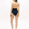 Maillot de bain dos nu à rayures emblématiques Maillot de bain dos nu à rayures emblématiques