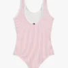 Maillot de bain rayé en seersucker pour enfant Maillot de bain rayé en seersucker pour enfant