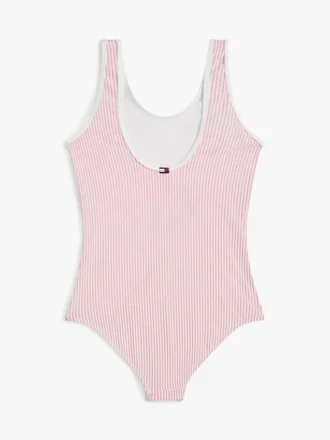 Maillot de bain rayé en seersucker pour enfant