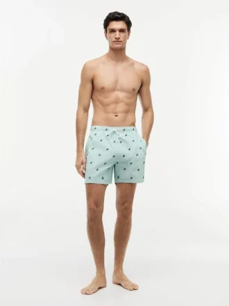 Maillot de bain rayé Script Monogram 12,7 cm