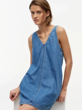 Mini-robe en denim Tommy Jeans Mini-robe en denim Tommy Jeans