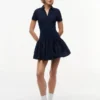 Mini-robe polo en mélange de matières Tommy Jeans Mini-robe polo en mélange de matières Tommy Jeans