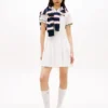 Mini-robe polo plissée Tommy Jeans