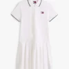 Mini-robe polo plissée Tommy Jeans