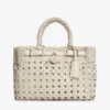 Mini sac fourre-tout en cuir tressé
