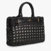 Mini sac fourre-tout en cuir tressé