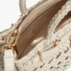 Mini sac fourre-tout en cuir tressé
