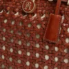 Mini sac fourre-tout en cuir tressé Mini sac fourre-tout en cuir tressé