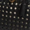 Mini sac fourre-tout en cuir tressé