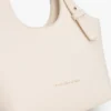 Mini sac fourre-tout grainé avec logo métallisé Mini sac fourre-tout grainé avec logo métallisé