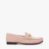 Mocassins en daim à maillons Mocassins en daim à maillons