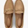 Mocassins en daim à maillons Mocassins en daim à maillons