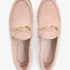 Mocassins en daim à maillons Mocassins en daim à maillons