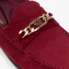 Mocassins en daim à maillons Mocassins en daim à maillons